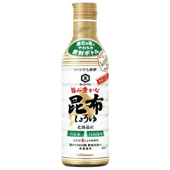 Kikkoman kombu soysauce 450ml(15.21floz) - Click Image to Close