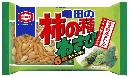 Kameda kaki-no-tane wasabi flavor 182g(6.41oz)